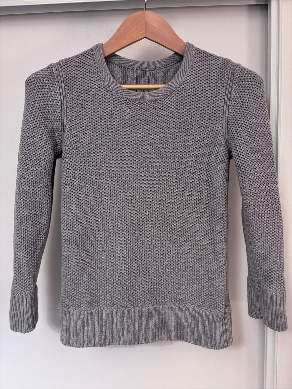 Rag Bone Sweater Size XS Crewneck Waffle Knit Rita Boyfriend Quiet Luxury Thick